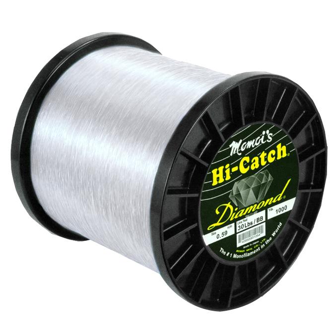 30 pound mono fishing line Momoi Hi-Catch Diamond Nylon Monofilament Line 30 Pounds 1000 Yards
