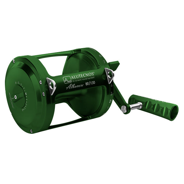 Alutecnos Albacore 80/130 One Speed Conventional Reel - Green –