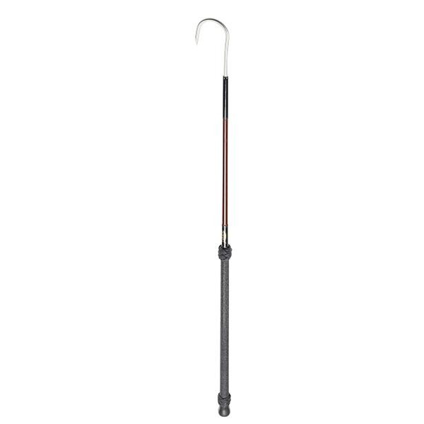 Aftco 4 Feet Brown Tapered Fiberglass Gaff - 3 Inch Hook –