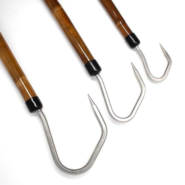 Seaworx Bamboo Gaffs 6ft Handle - 3in Hook