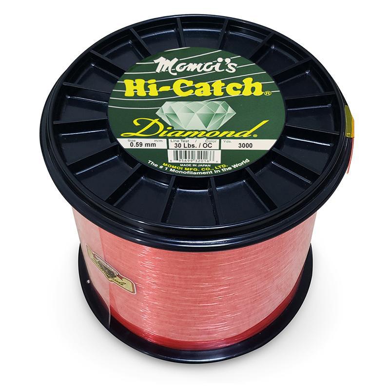 30 lb mono fishing line Momoi Hi-Catch Diamond Nylon Monofilament Line 30 Pounds 3000 Yards