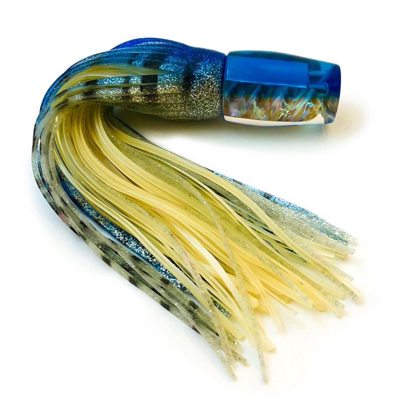 copa fishing lures Coggin Real Abalone Black Back 4-Hole Teardrop Invert 12" 1 GZ Lures Big Game Supply producing a unique two Copa Small Slant by Steve