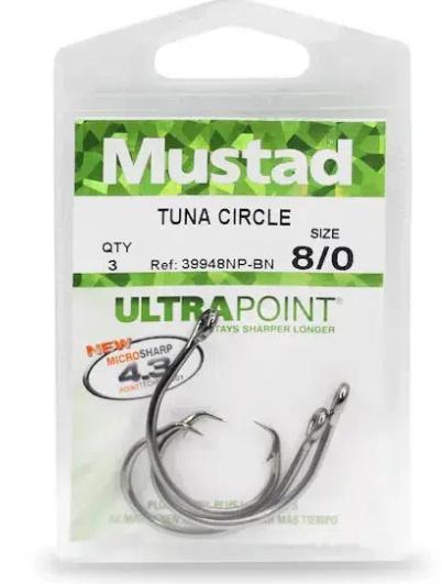 Mustad Demon Wide Gap Perfect Circle 39948NP-BN Hook - 25PK