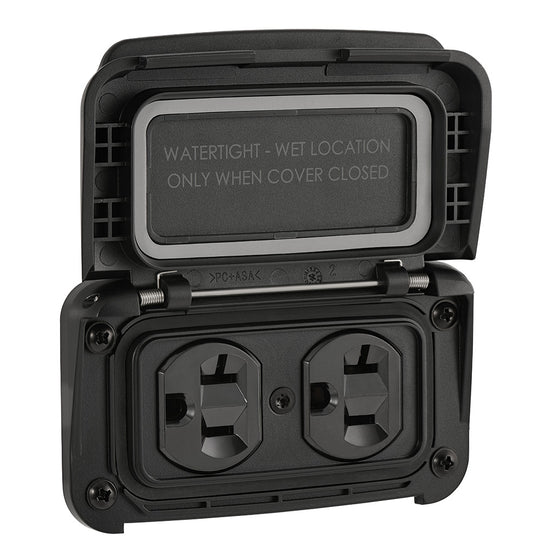 Scanstrut Ventura Series Dual AC Outlet - 125V - 20A [SC-V-P1]