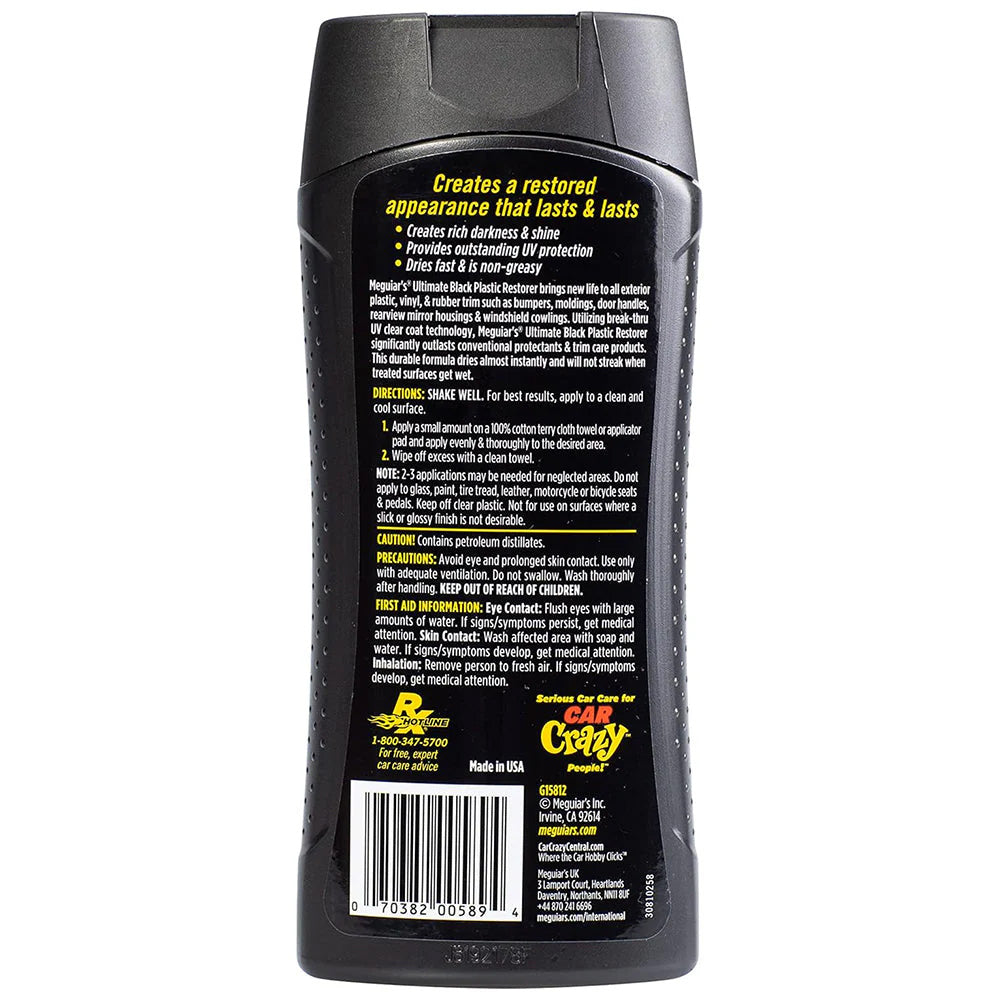 Meguiar's Ultimate Black Plastic Restorer - 12oz [G15812]