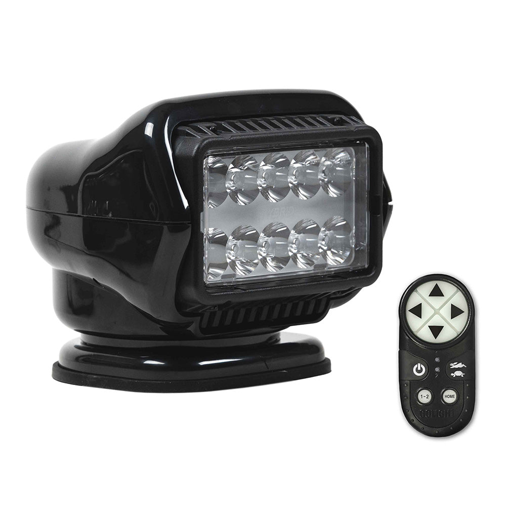 Golight Stryker ST Series LED Hybrid Light - Permanent Mount - Handheld Wireless Remote - 12V - Black [30518ST]