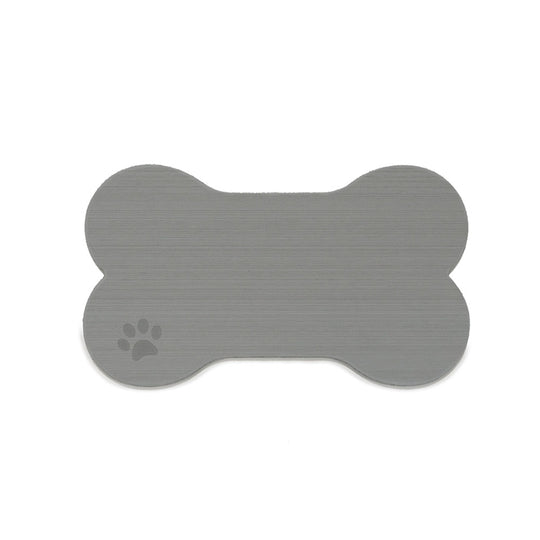 SeaDek Dog Bowl Mat - Storm Grey/Black - Medium - 12.5" x 24" [62714-90837]