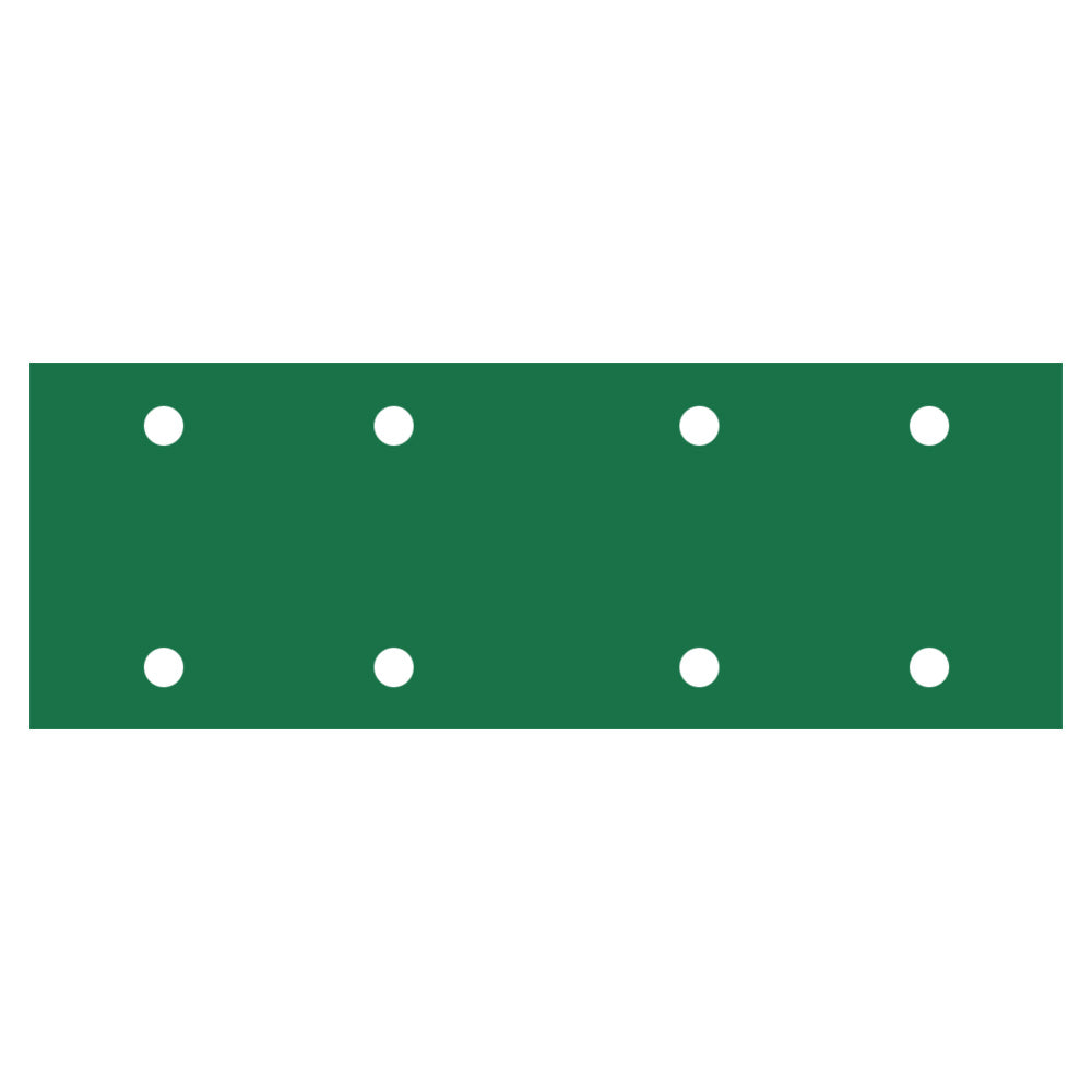 RUPES PROCUT Film Abrasive Sheets 70mm x 200mm (2.75" x 7.8") - 8 Holes - P80 Grit *Box of 50pcs [9.45FF080]