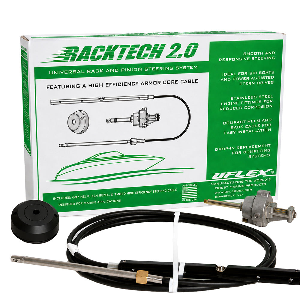 Uflex Racktech - 2.0 High Efficiency Rack  Pinion System Kit - 20&