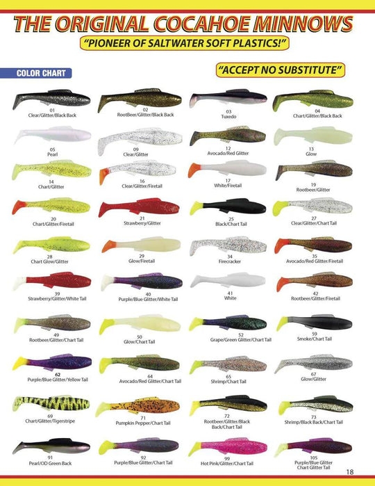 H&H 4" Queen Cocahoe Minnow (10-pack)
