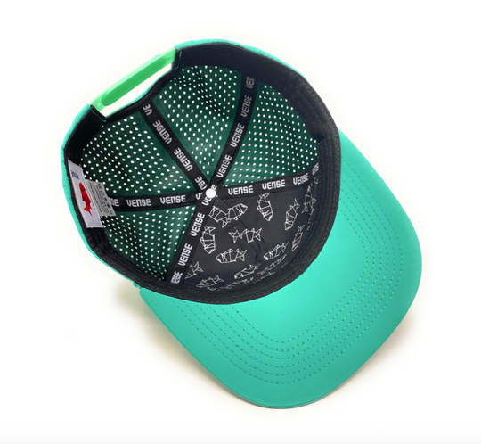 Vense Snapback Cap whith Rubber Patch - Green