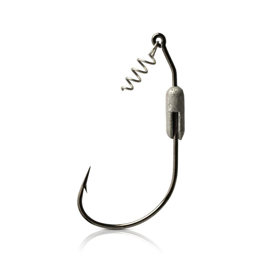 Mustad Power Lock Plus Spring Keeper Hook - Weighted  1/8oz | 3.5g