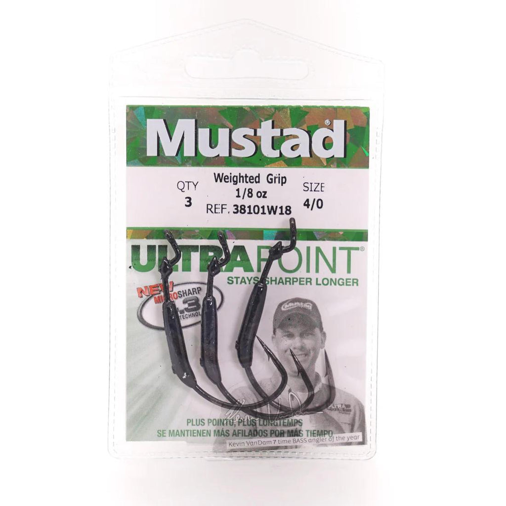 Mustad Weighted KVD Grip Pin Hook 1/8oz | 3.5g