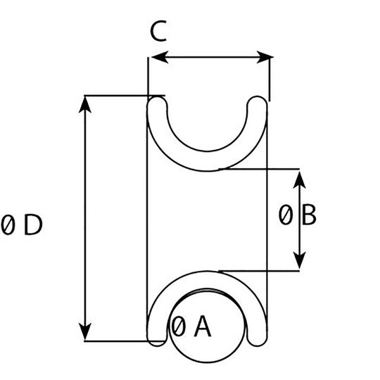 Wichard FRX25 Friction Ring - 25mm (63/64") [22517W]