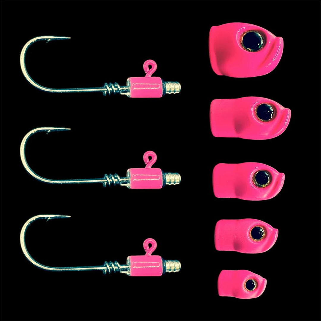 Stack Tackle  Screwy Head Jigs, 5/0 Hook Size
