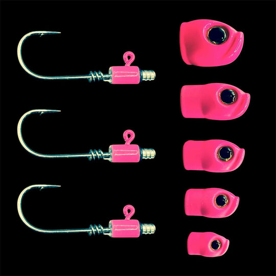 Stack Tackle  Screwy Head Jigs, 5/0 Hook Size