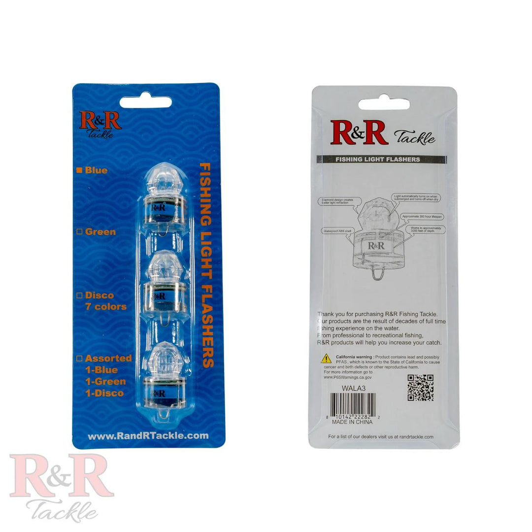 R&R Tackle Deep Drop Water Activated Lights