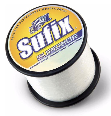 Sufix Superior 2Kg Spool Size Fishing Line (Clear, 80-Pound 2,800yds)