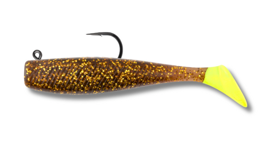 Vudu Rigged Quiver Shad 4 inch 1/4 oz 2/pk