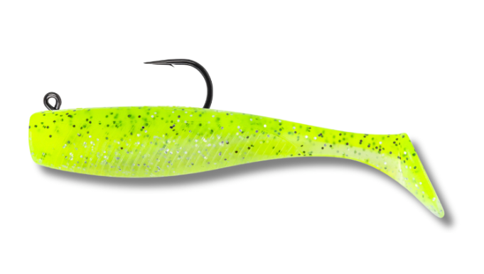 Vudu Rigged Quiver Shad 4 inch 1/4 oz 2/pk