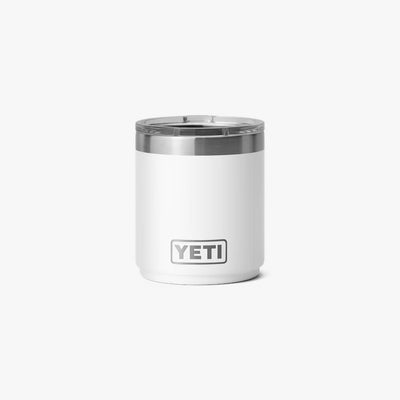 Yeti Rambler 10 Ounce Stackable Lowball  with Magslider Lid - White