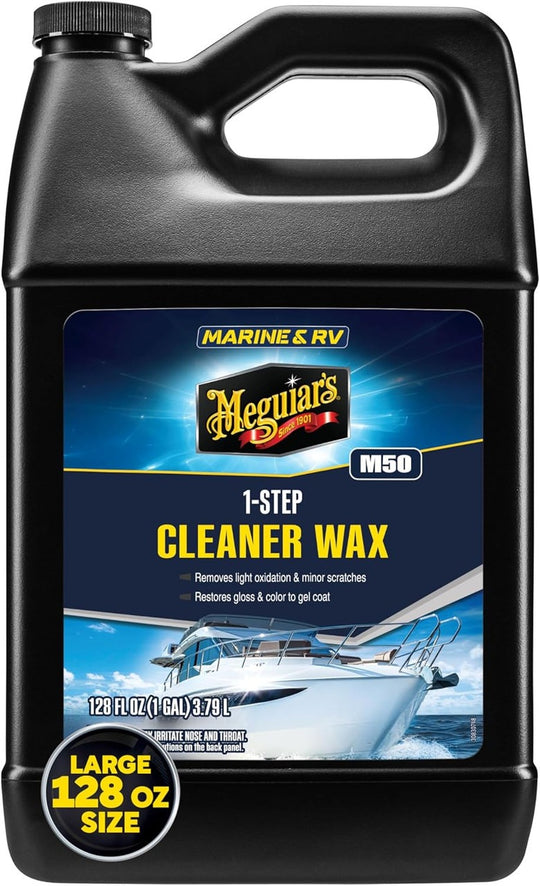 Meguiar's #50 Boat/RV Cleaner Wax - Liquid 1 Gallon [M5001]