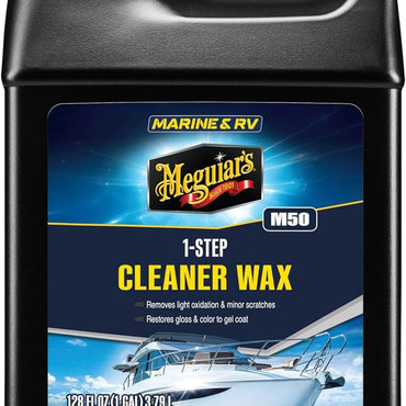 Meguiar's #50 Boat/RV Cleaner Wax - Liquid 1 Gallon [M5001]