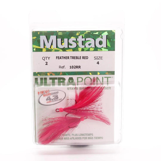 Mustad Dressed Round Bend Treble Hook