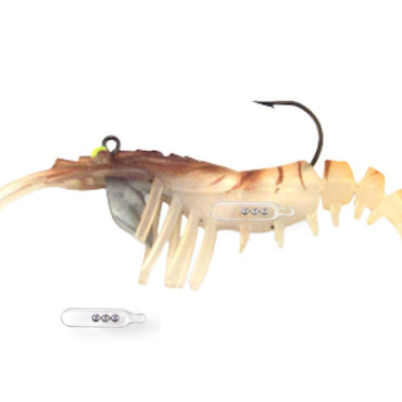 Vudu Shrimp Rattler 3.5 inch 1/4 oz (2/pk)