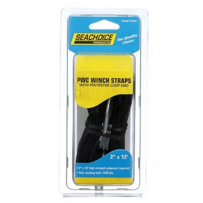 Seachoice PWC Winch Strap With Loop End 2" X 12' | 51261P