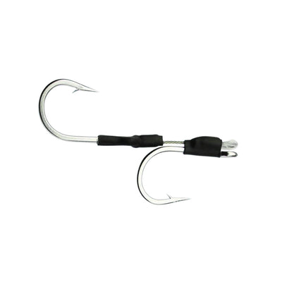 Fathom Offshore Stainless Steel Cable Double Trolling Lance Hookset - Bulluna.com