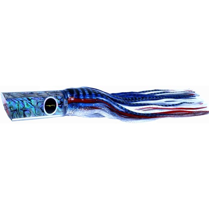 Black Bart Kona Classic Tube Medium Heavy Tackle Lure - Blue/White - Bulluna.com