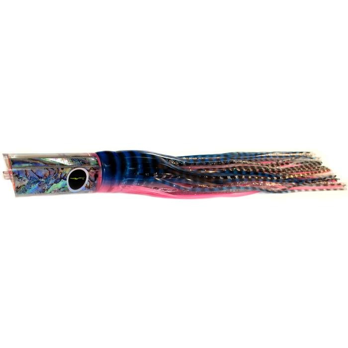 Black Bart Kona Classic Tube Medium Heavy Tackle Lure - Blue Pink Tiger/Silver Tiger - Bulluna.com