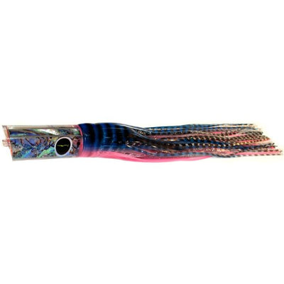 Black Bart Kona Classic Tube Medium Heavy Tackle Lure - Blue Pink Tiger/Silver Tiger - Bulluna.com