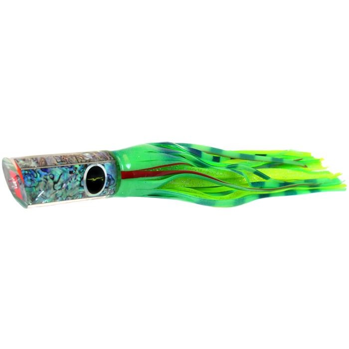 Black Bart Kona Classic Tube Medium Heavy Tackle Lure - Glow/Green Chartreuse - Bulluna.com