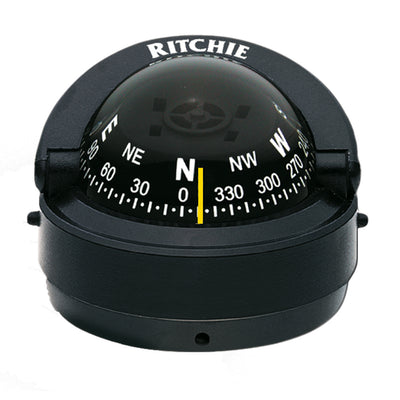 Ritchie S-53 Explorer Compass - Surface Mount - Black [S-53] - Bulluna.com