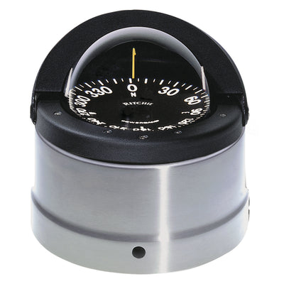 Ritchie DNP-200 Navigator Compass - Binnacle Mount - Polished Stainless Steel/Black [DNP-200] - Bulluna.com