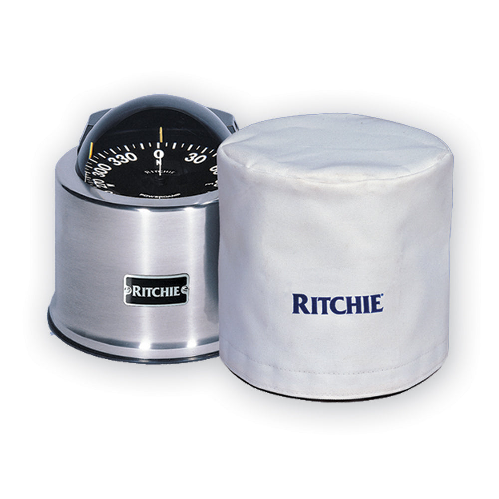 Ritchie GM-5-C 5" GlobeMaster Binnacle Mount Compass Cover - White [GM-5-C] - Bulluna.com