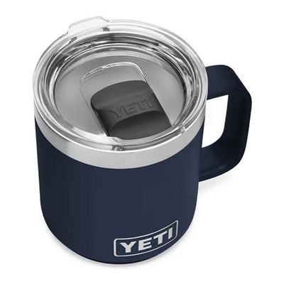 Yeti Rambler 10 Ounce Stackable Mug With Magslider Lid - Navy - Bulluna.com