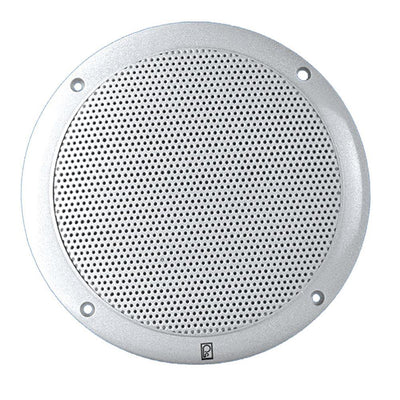 Poly-Planar 6" 2-Way Coax-Integral Grill Marine Speaker - (Pair) White [MA4056W] - Bulluna.com