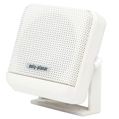 Poly-Planar VHF Extension Speaker - 10W Surface Mount - (Single) White [MB41W] - Bulluna.com