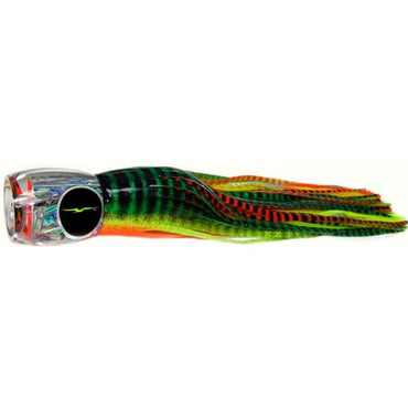 Black Bart Abaco Prowler Heavy Tackle Lure - Green Orange Tiger/Orange Yellow Tiger