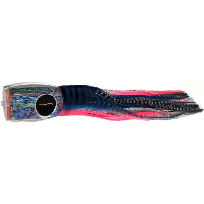 Black Bart Grander Candy Heavy Tackle Lure - Blue Pink Tiger/Silver Tiger - Bulluna.com