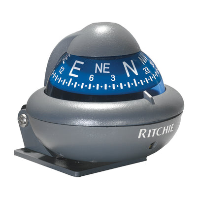 Ritchie X-10-A RitchieSport Automotive Compass - Bracket Mount - Gray [X-10-A] - Bulluna.com