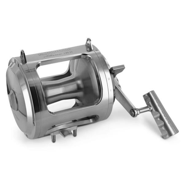 Alutecnos Albacore 130 Two Speed Reel - Silver - Bulluna.com