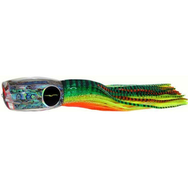 Black Bart Blue Breakfast Heavy Tackle Lure - Green Orange Tiger/Yellow Tiger