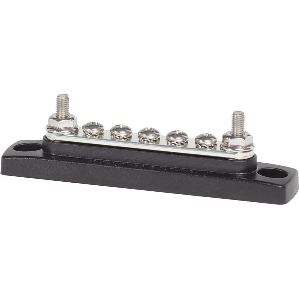 Blue Sea 2304 MiniBus 100 Ampere Common BusBar 5 x 8-32 Screw Terminal [2304] - Bulluna.com