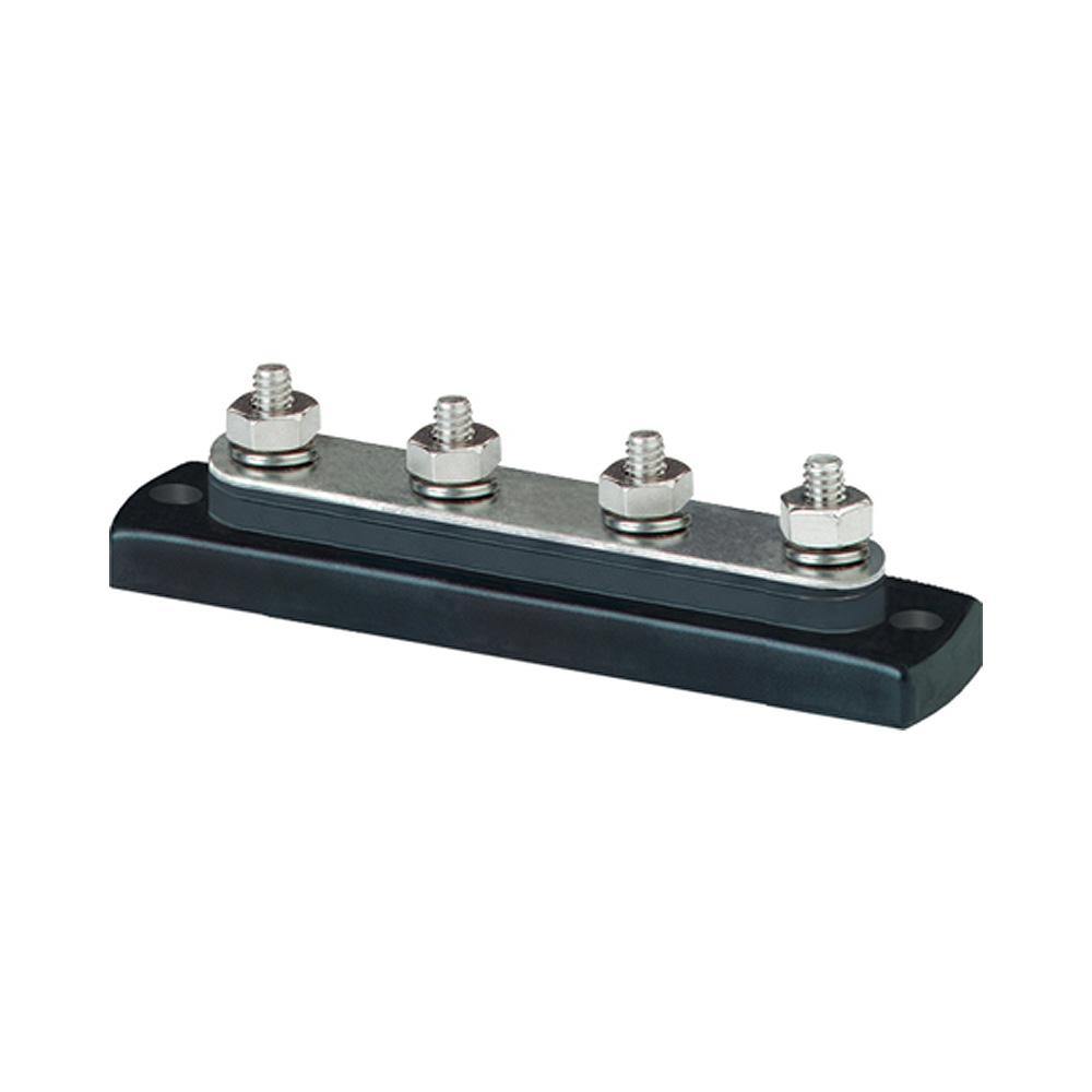 Blue Sea 2305 MiniBus 100 Ampere Common BusBar 4 x 10-32 Stud Terminal [2305] - Bulluna.com