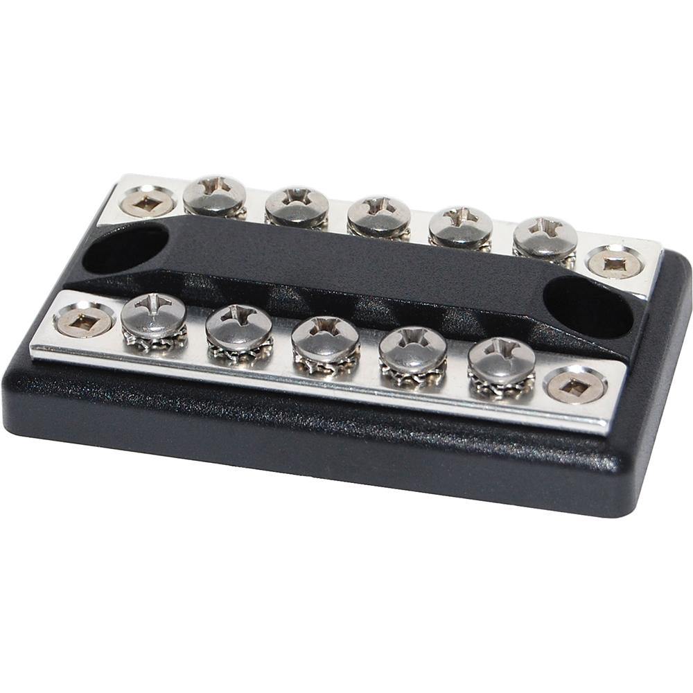Blue Sea 2701 DualBus 100 Ampere Common BusBars 5 x 8-32 Screw Terminal [2701] - Bulluna.com