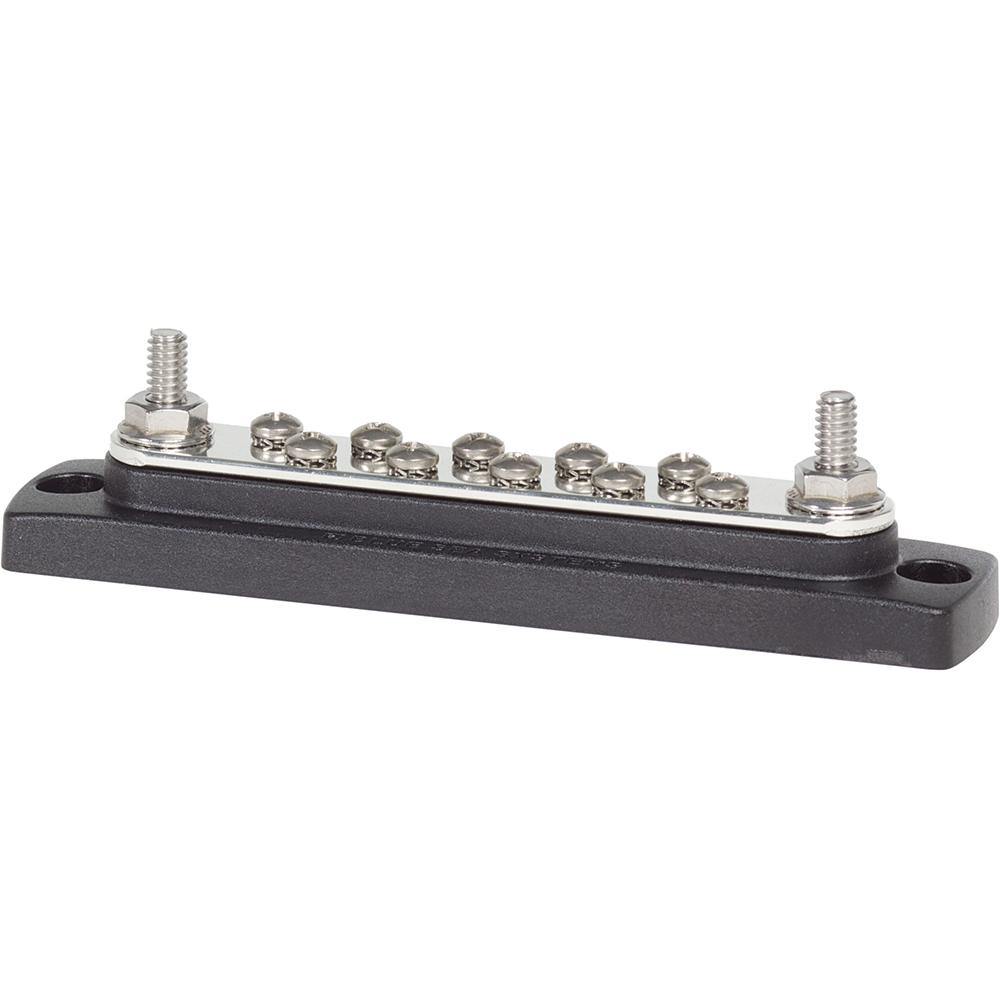 Blue Sea 2301 150AMP Common BusBar 10 x #8-32 Screw Terminal [2301] - Bulluna.com